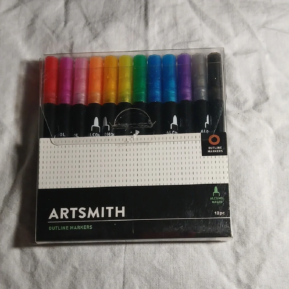 SMITH Outline Markers Set - 12 Colors - Picture 1 of 1